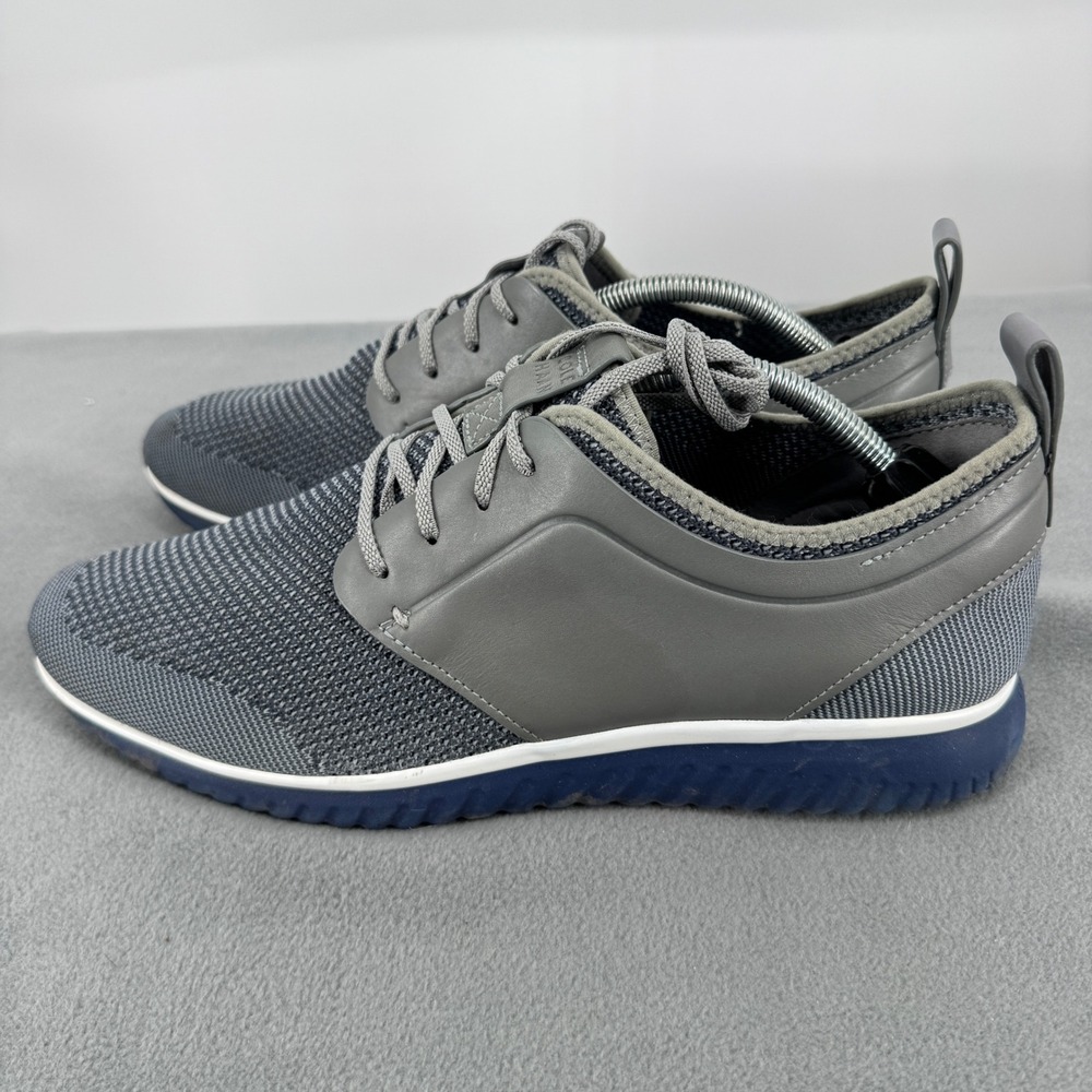 Cole Haan GrandMotion Woven Mens 11.5 M Gray Navy Oxford Sneakers C26398
